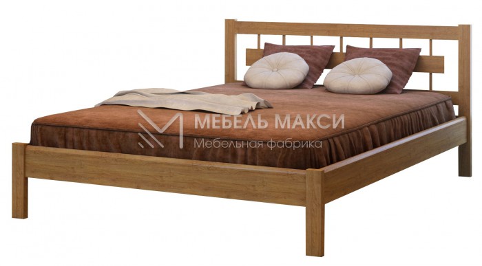 Кровать Сакура-2 из массива дерева