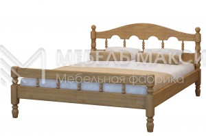 Кровать Точенка-3 из массива дерева