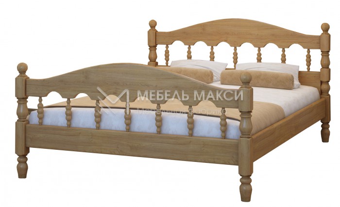 Кровать Точенка из массива дерева