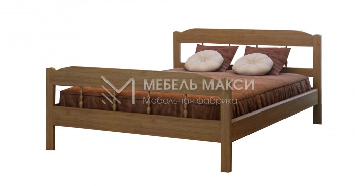 Кровать Дачная из массива дерева
