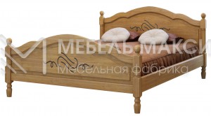 Кровать Лама из массива дерева