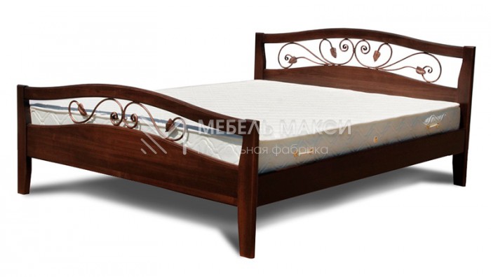 Кровать Талисман из массива дерева