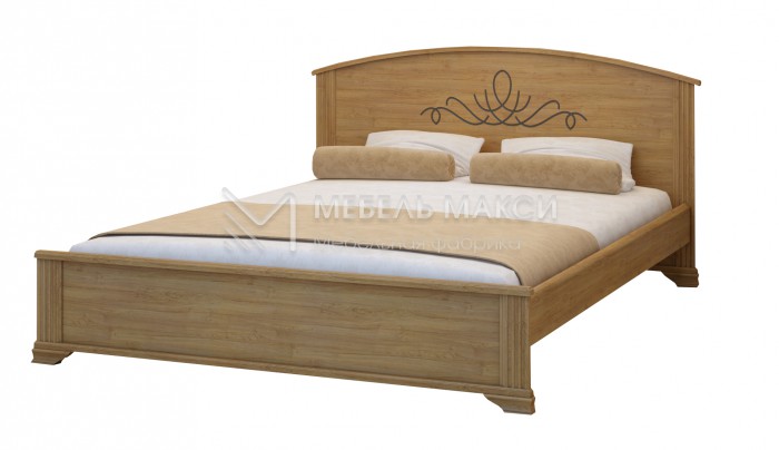 Кровать Нова-2 из массива дерева