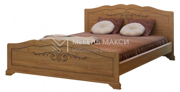 Кровать Муза из массива дерева