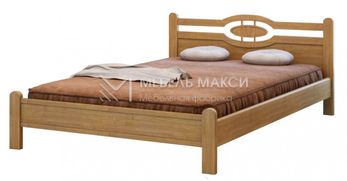 Кровать Милиса из массива дерева