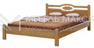 Кровать Милиса из массива дерева