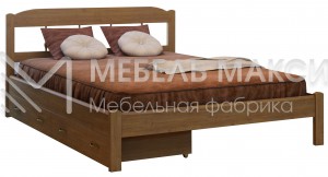 Кровать Дачная-2 из массива дерева