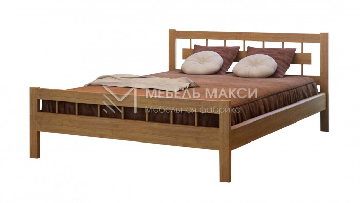 Кровать Сакура из массива дерева