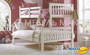 Кровать Ландер из массива дерева