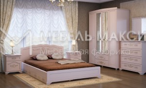 Спальный гарнитур Муза из массива дерева